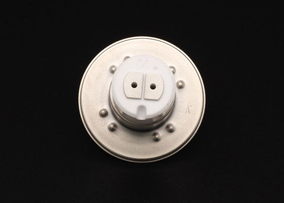 Konektor Porselen Alumina Lapisan Logam Untuk bagian oven mikro Magnetron