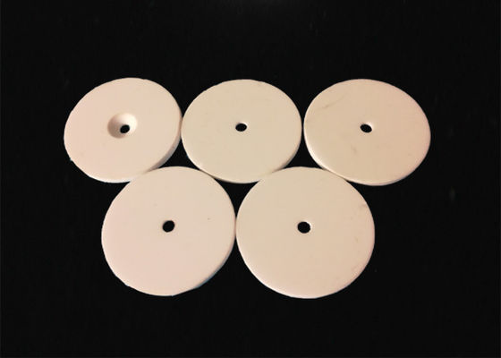 ISO45001 Kering Menekan 95% Alumina Ceramic Valve Disc